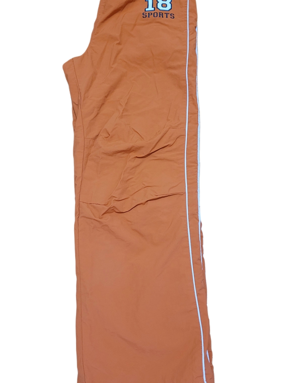 Crazy 8 Orange Track Pants with Heather Gray Lining